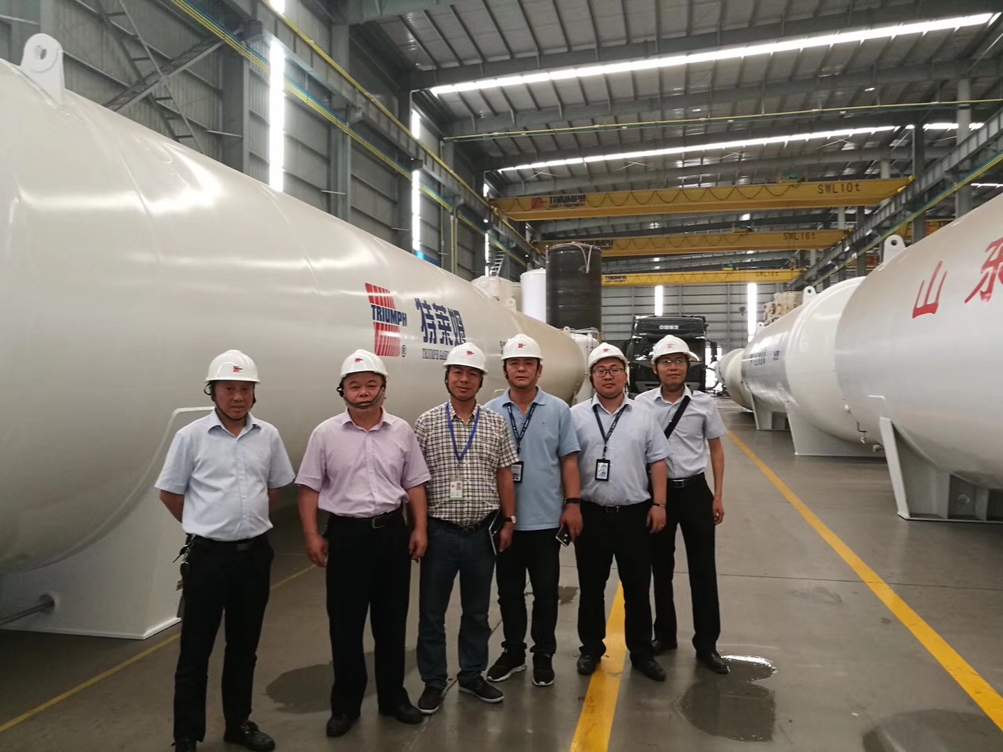 Towngas visit Wuxi Triumph for communication and guidance.