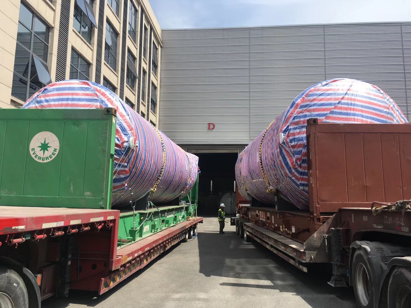 Triumph cryogenic storage tanks and vaporizers are exported to overseas