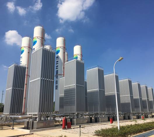 Huzhou ENN LNG peak shaving station officially completed and put into operation