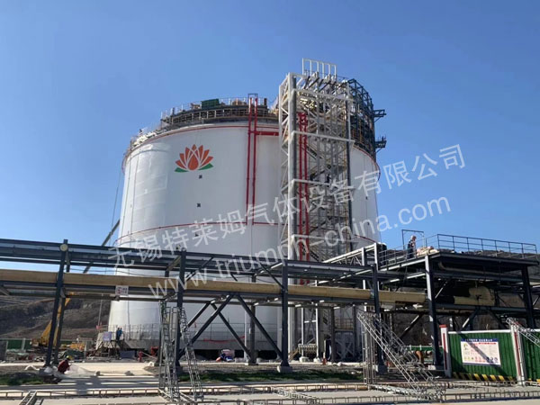 A large number of core equipment provided by our company to Jinan caofen LNG peak shaving station has entered the commissioning stage